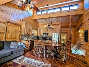 TV, fireplace, DVD player