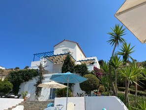 Exterior - Big infinity private pool (10mtx4mt)★Sea view★Big sea view terrace 100m2★ (Kokkino Chorio)