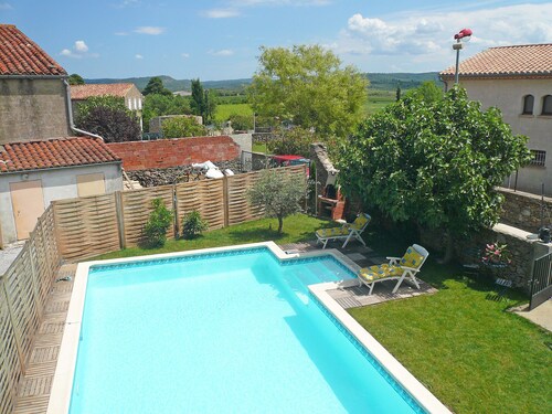 House 7 persons  with large pool in corbieres area