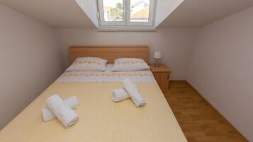 2 slaapkamers, een kluis op de kamer, reisbedje, wifi