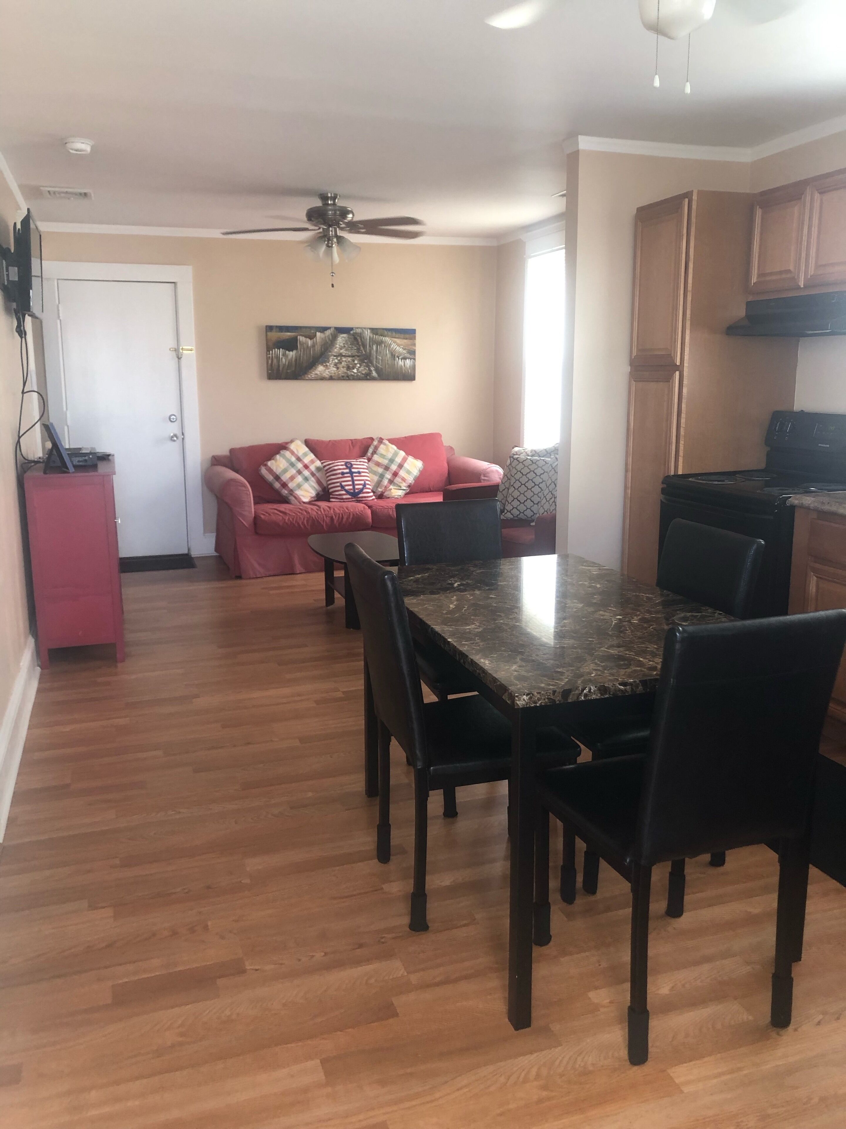 Unit B - Kitchen/Dining area
