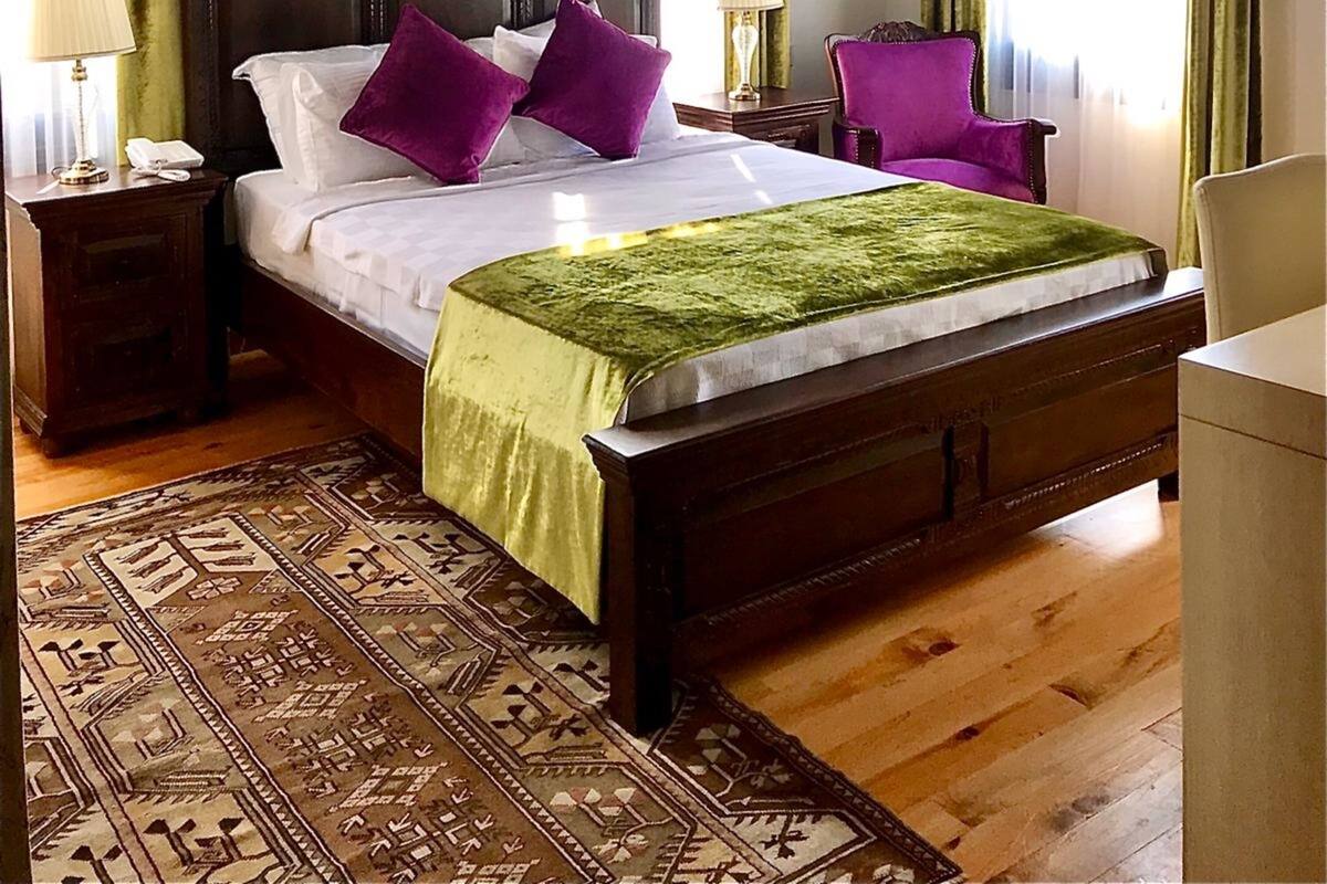 Deluxe Double Room, City View | Premium bedding, minibar, in-room safe, laptop workspace
