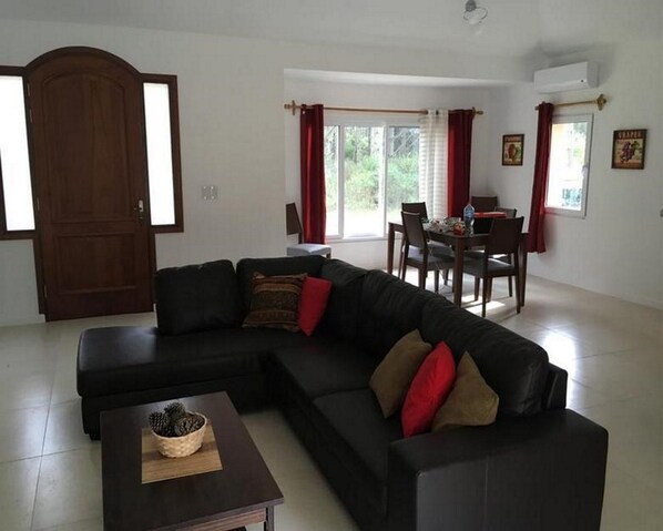 Télévision à écran plat, lecteur de DVD, vidéothèque