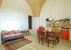Interior - Lodge Ponente 4 / 5p with kitchen, in Masseria with shared swimming pool in Salento (Presicce)