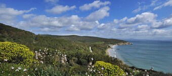 Panoramautsikt to-roms leilighet ved sjøen - Sør-Sardinia 