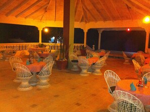 Außenbereich für Bankette