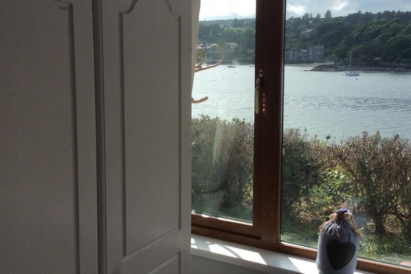 the view from the single and smallest of the bedrooms