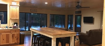 Freshly remodeled cabin on the West Bay of Little Saint