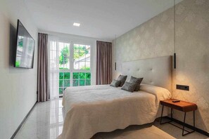 4 soverom, strykejern/-brett, reiseseng for barn og wi-fi (inkludert)