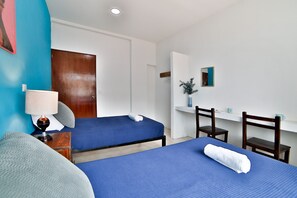 Economy Twin Room, 2 Single Beds, Non Smoking | Free WiFi, bed sheets