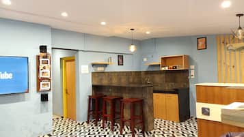 Interior entrance