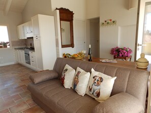 Living area - PENTHOUSE OF THE BRIGHT SUN WITH BEAUTIFUL TERRACE IN THE COUNTRY OF PLOAGHE (Ploaghe)