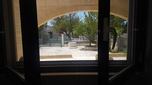 Blick von der Unterkunft