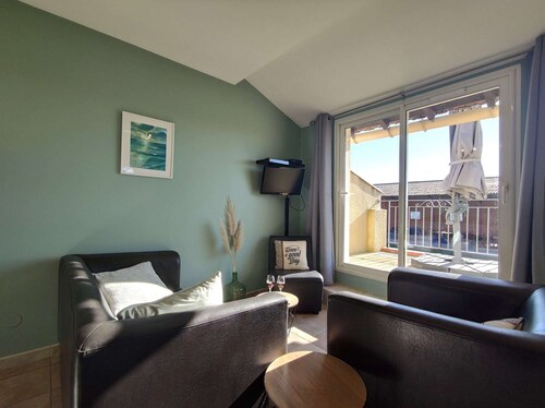 Appartement entre Castelnaudary et Carcassonne avec piscine chauffée et parking