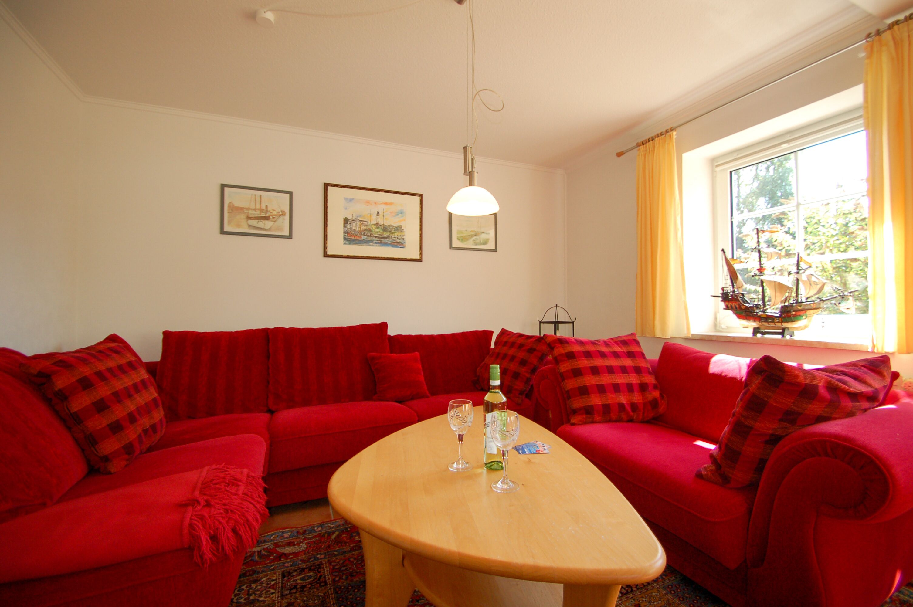 Televisión, reproductor de DVD, juguetes, libros