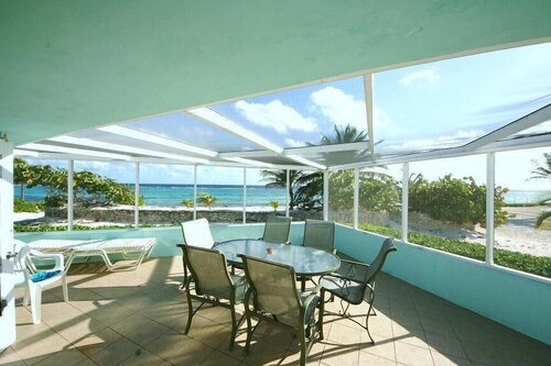 Ocean Front Condo Cayman Kai by Rum Point- SeaRendipity beachfront & snorkeling!
