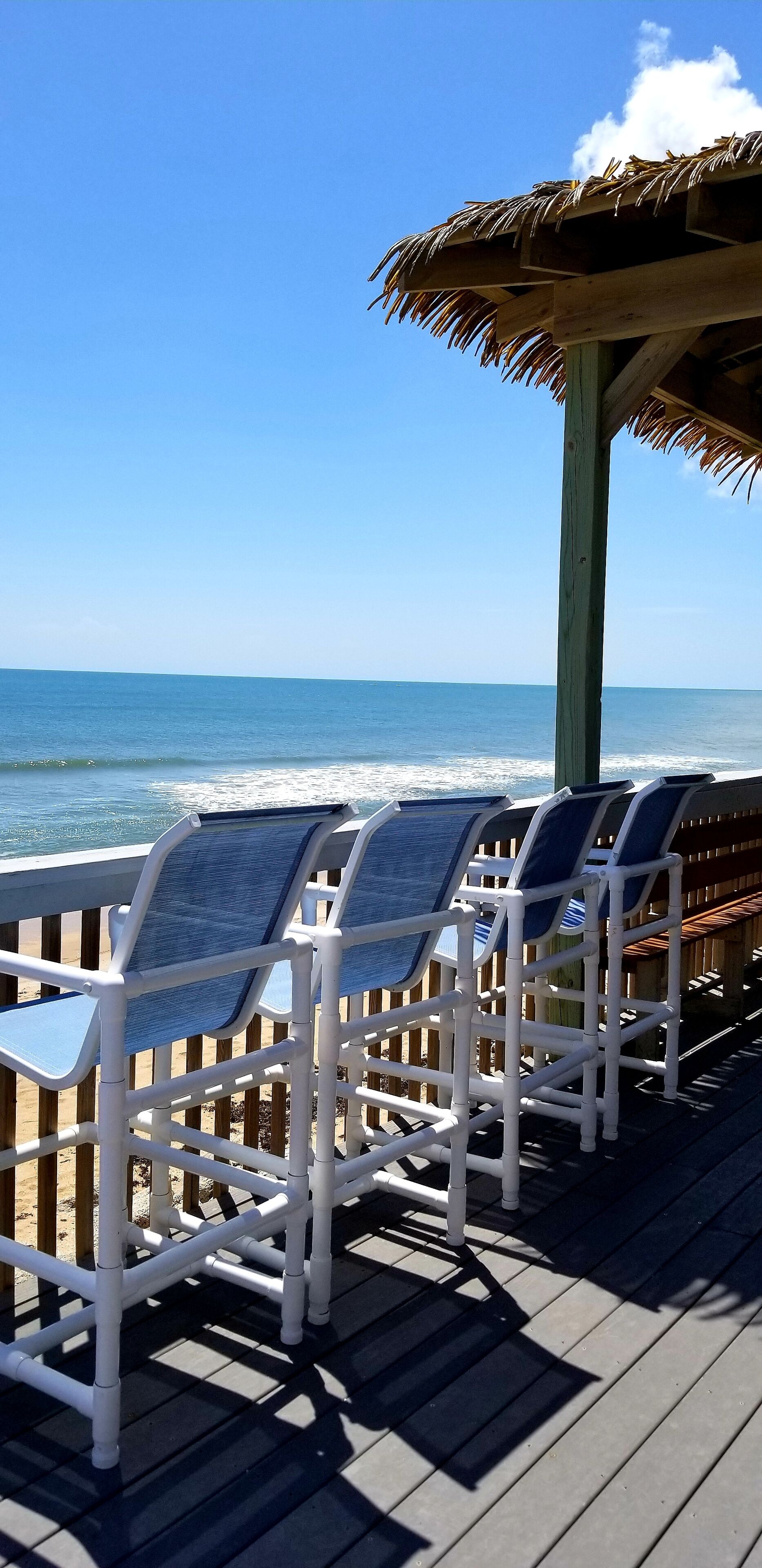 Direct Oceanfront- Relax on the big deck or take a nice, long walk on the beach