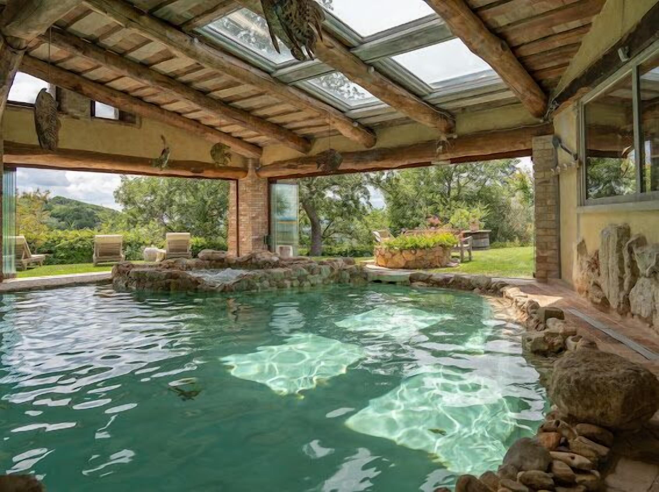 Piscine couverte, piscine chauffée