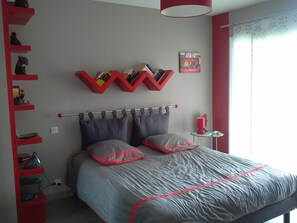 3 chambres, fer et planche à repasser, Wi-Fi gratuit