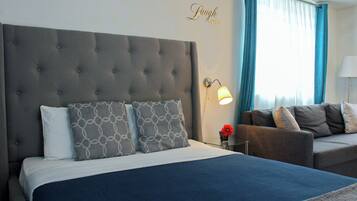 Strykjärn/strykbräda, gratis wi-fi och sängkläder