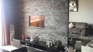 Apartment, 3 Bedrooms, Ocean View | Living area | LCD TV