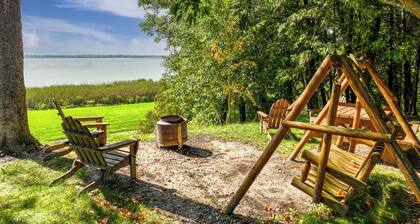 Järvi edessä, uima-allas, ranta, kajakkeja, kanootteja, meloa veneet kaikki FREE-nukkuu jopa 10