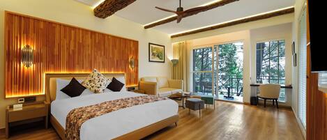 Quarto premium, 1 quarto, vista para o vale | Roupas de cama premium, frigobar, cofres nos quartos