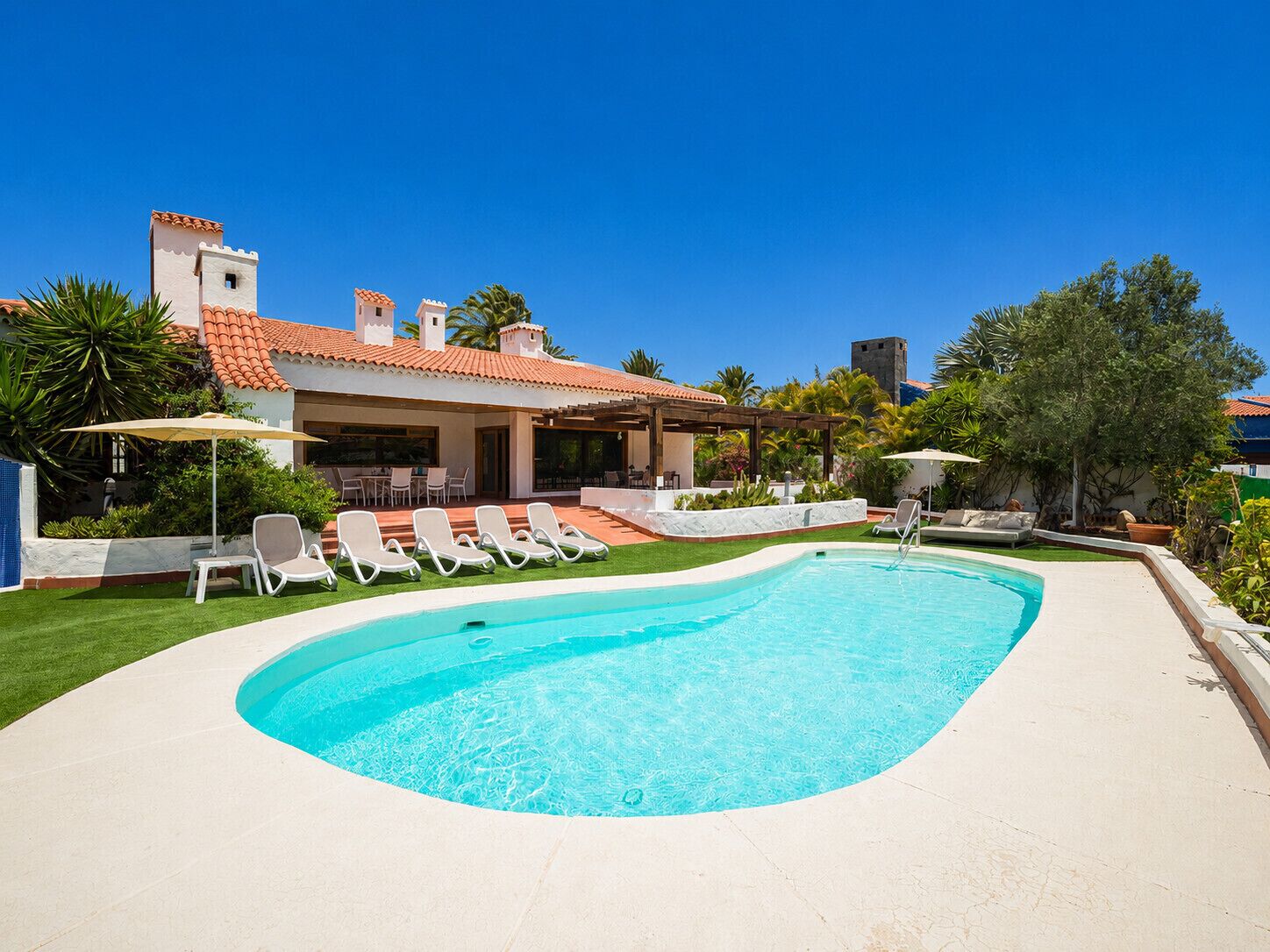 Una piscina climatizada