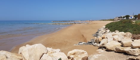 Sulla spiaggia, teli da spiaggia