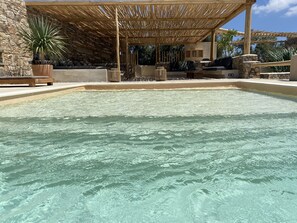 Pool - Seaside Naxos • 3 Villas • 2 Private Pools • 11BDR/10 BATH • Sleeps 28 (Naxos)