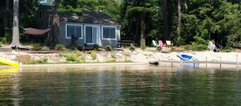 Lakefront Cottage - on the Beach -32 miles from Bar Harbor & Acadia Nationa Park