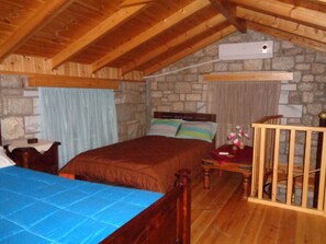 2 bedrooms, iron/ironing board, travel crib, WiFi