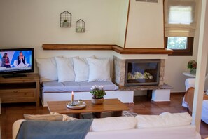 Smart-TV, Kamin, DVD-Player