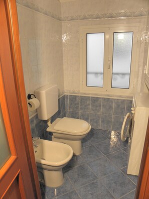 Douche, sèche-cheveux, bidet, savon