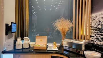 Daily continental breakfast for a fee