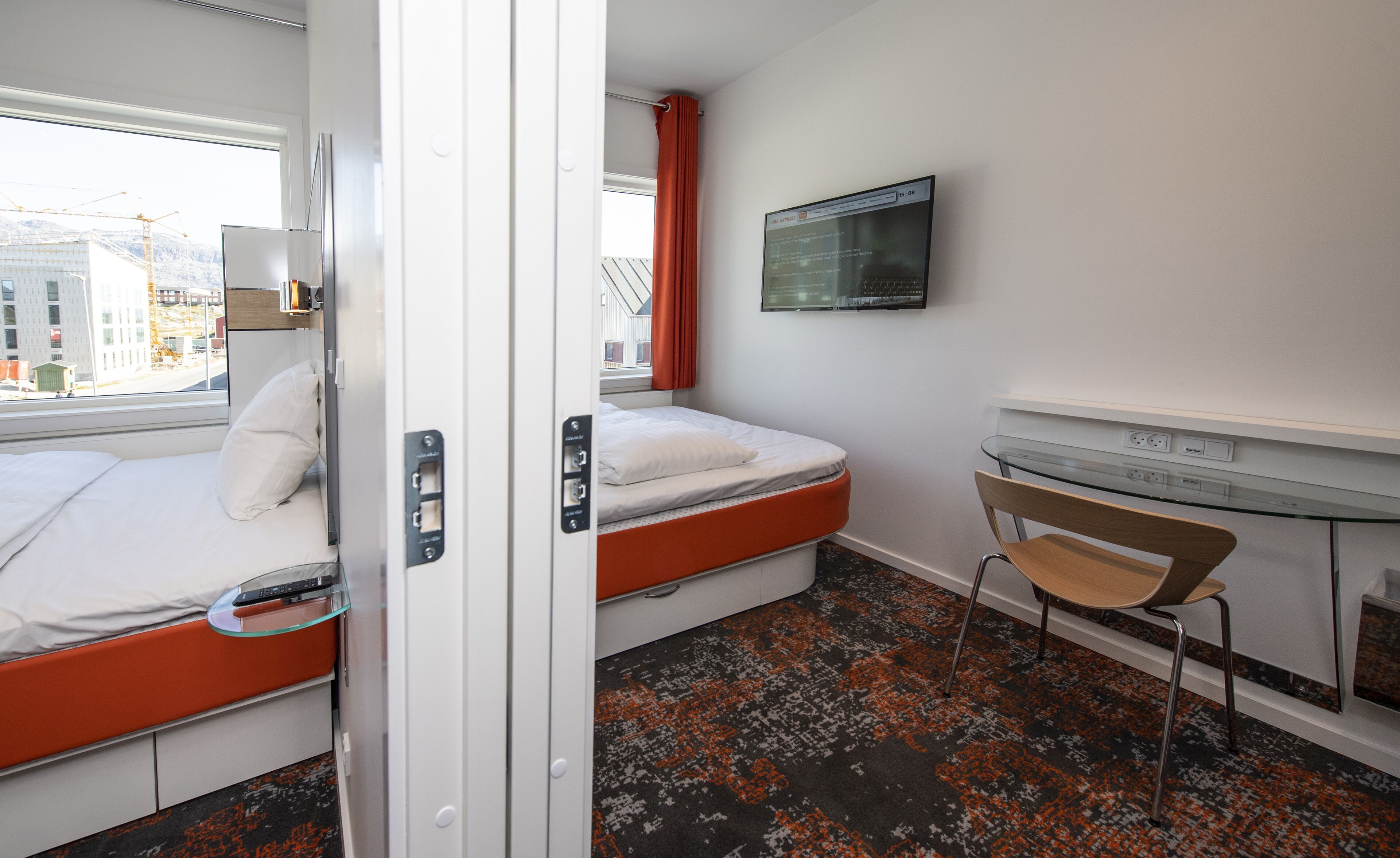 family quadruple room, 2 double beds, connecting rooms, city view (express) | 1 bedroom, premium bedding, pillow-top beds, desk