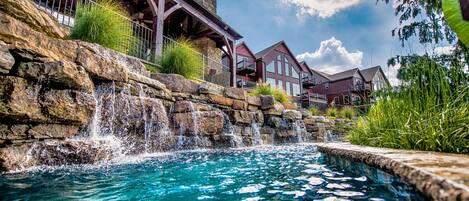 Una piscina climatizada