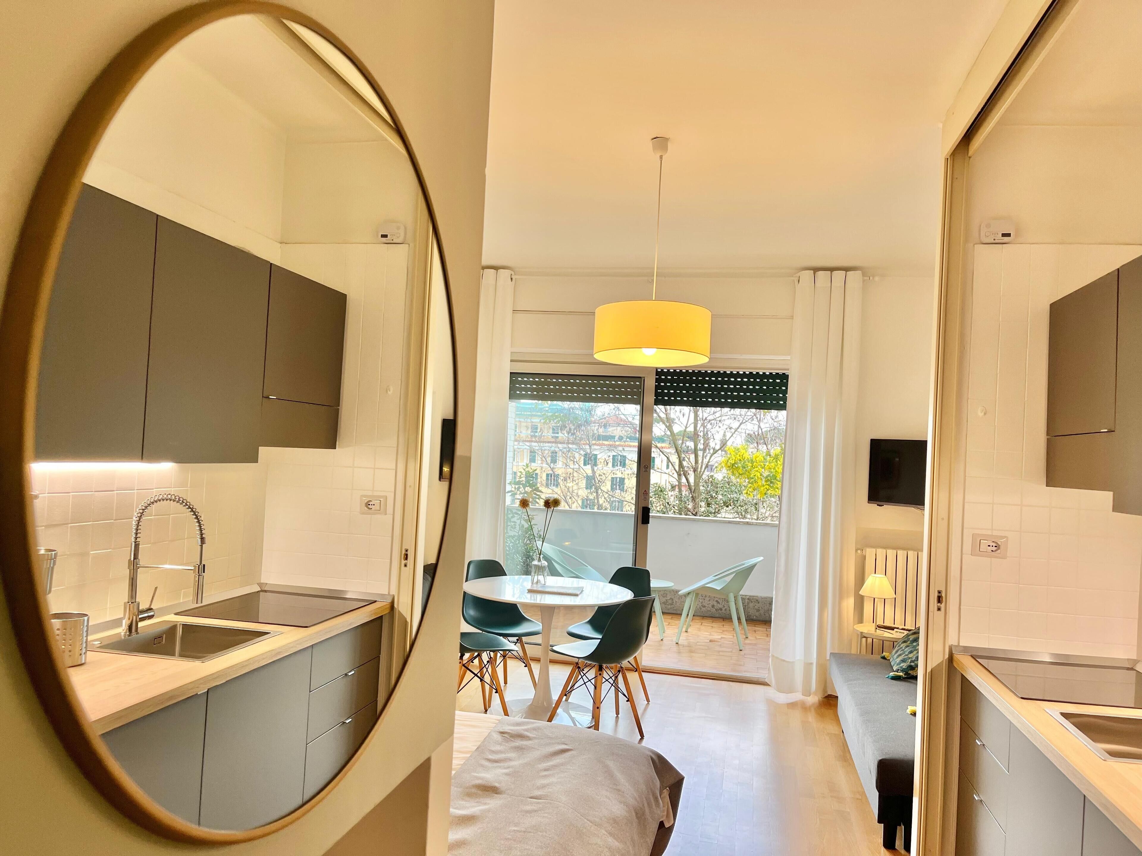 1 slaapkamer, een strijkplank/strijkijzer, internet, beddengoed