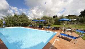 Outdoor pool - Farmhouse in the Chianti "La Foresta 1" with swimming pool  (San Leonino)