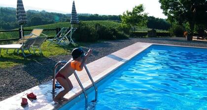 Montegonfoli 6, Huoneisto San Gimignanossa 4 hengelle, 2 kylpyhuoneella "oma kylpyhuone"