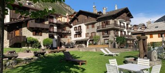 1 bedroom apartment with private garden and Mt. Blanc