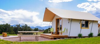 Glamping Tent Single Queen - Royal Gorge Cabins