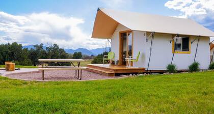 Glamping Tent Single Queen - Royal Gorge Cabins