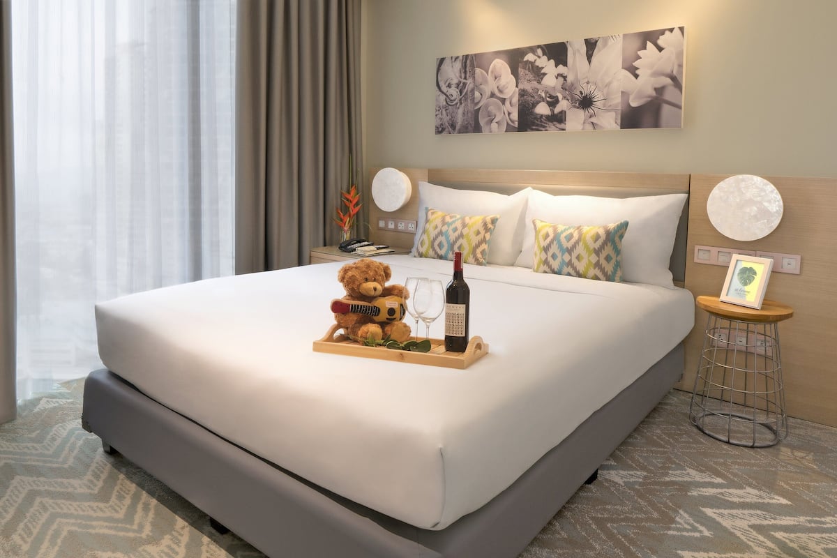 1 bedroom, down comforters, in-room safe, desk