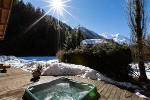 Utendørs boblebad