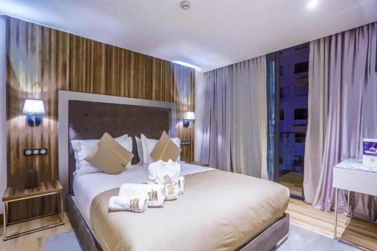 1 slaapkamer, hypoallergeen beddengoed, een minibar