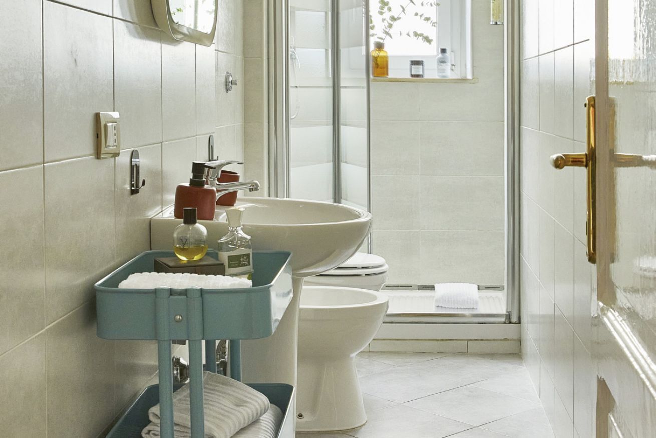 Dusche, Haartrockner, Bidet, Handtücher