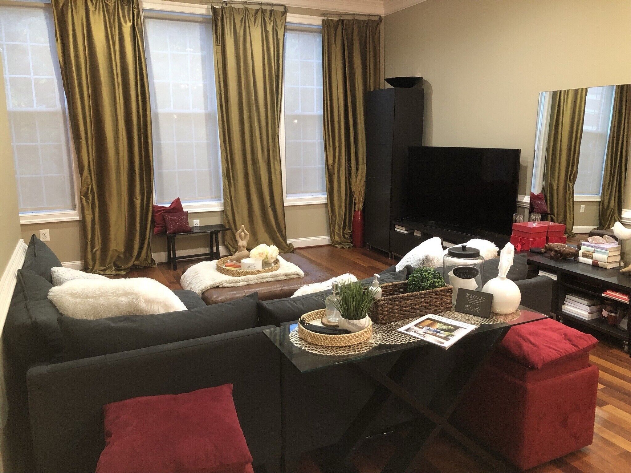 Smart TV, Hulu, books, streaming services