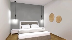 3 bedrooms, iron/ironing board, free WiFi, bed sheets - 3 Bedroom Pool Suite Sea View (Paxoi)