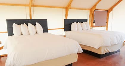 Glamping Zelt Double Queen | Royal Gorge Cabins